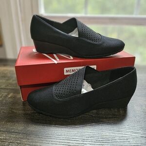 Impo|Black Wedge Shoes|Size 8.5